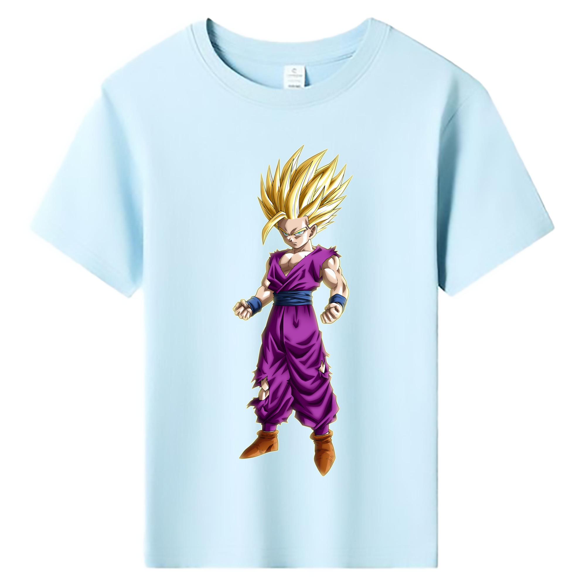 （画像用） ドラゴンボール 孫 悟飯（そんごはん）DRAGON BALL Son Gohan 綿100％キッズTシャツ（フロントプリント）